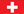 Swiss flag with a white cross on a red background.