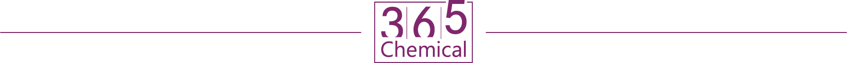 365 Chemical" text in purple with horizontal lines on both sides and a boxed design around the number