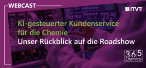 Visuelle Darstellung eines Webinars, in der der Begriff â€žWebcastâ€œ in Bezug auf Chemikalien deutlich hervorgehoben ist.