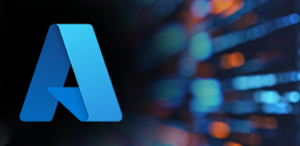 Logo von Adobe mit dem stilisierten Buchstaben â€žAâ€œ in Blau auf schwarzem Hintergrund.