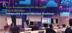 Referent bei einer Microsoft-Veranstaltung zum Thema KI im Kundenservice in MÃ¼nchen, veranstaltet von ITVT.