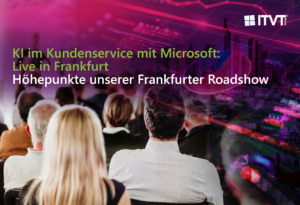 Publikum bei einer ITVT- und Microsoft-Veranstaltung zum Thema KI im Kundenservice, live in Frankfurt