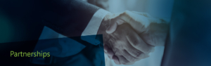 Partnerschaftslogo als Symbol fÃ¼r die Zusammenarbeit im Bereich Technologie und Telekommunikationsinnovation
