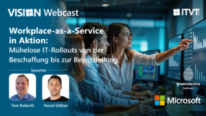 Moderner Coworking Space mit Schreibtischen, BesprechungsrÃ¤umen und Bereichen fÃ¼r die Zusammenarbeit von Fachleuten.