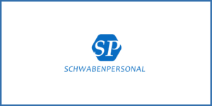 Logo von Schwebepersonal mit einem modernen Design mit stilisiertem Text und einer einzigartigen Farbgebung.